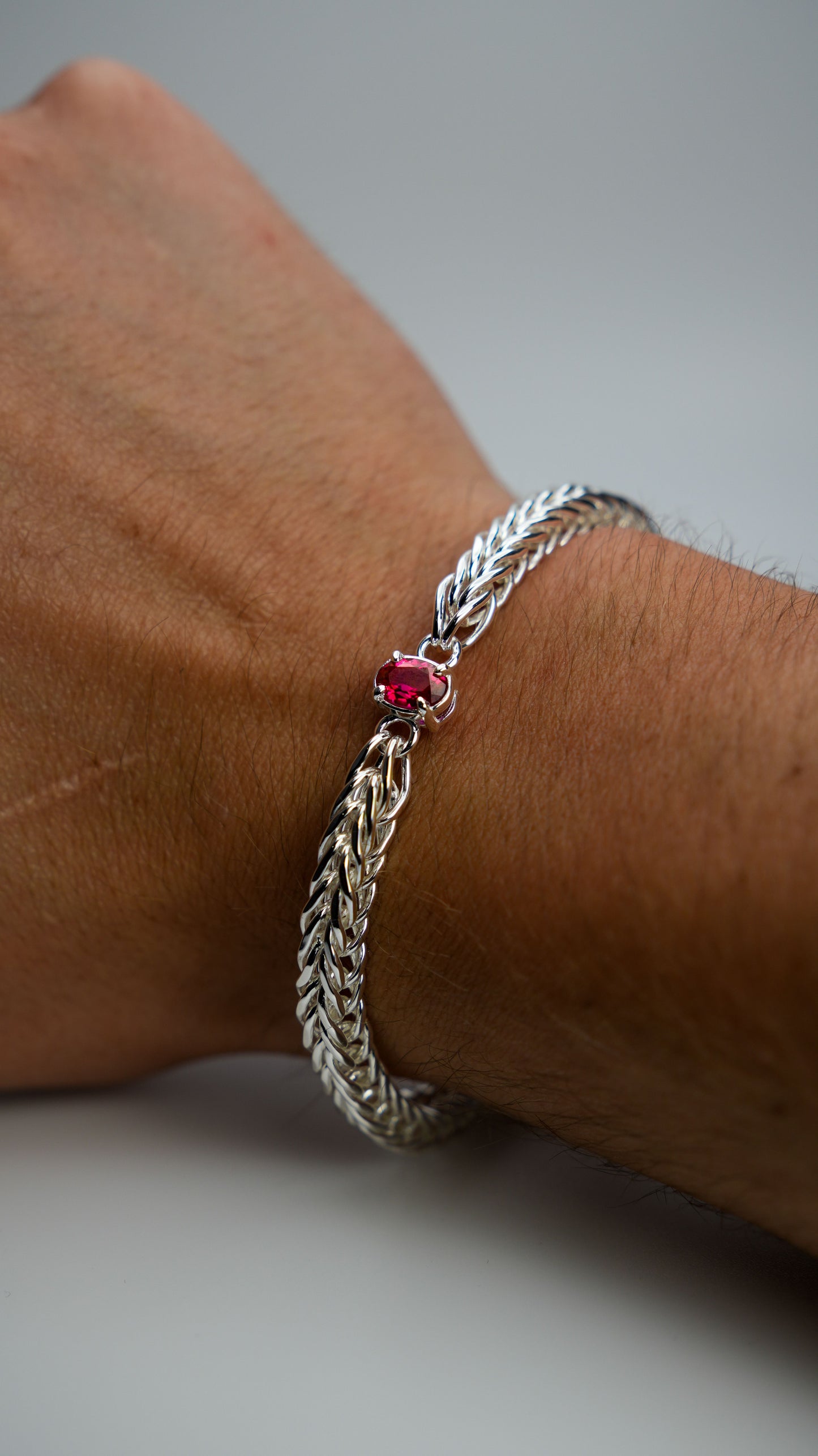Ruby Foxtail Bracelet