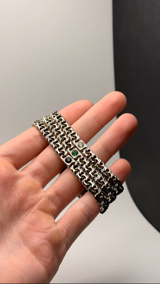 Omega Gemstone Bracelet