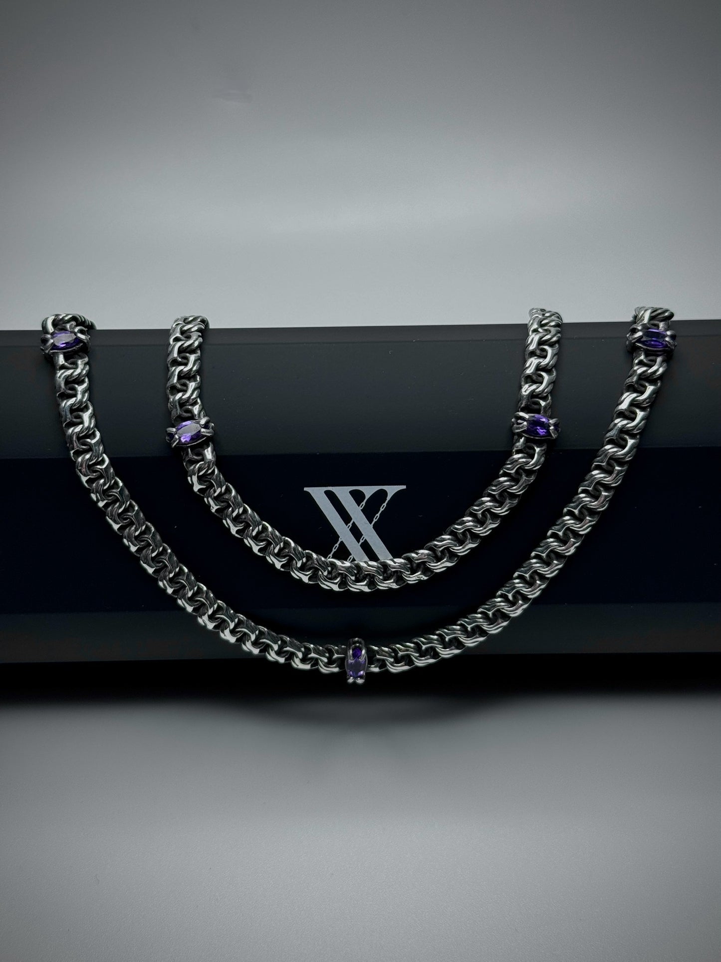 1 of 1 Amethyst Necklace 18 Inch