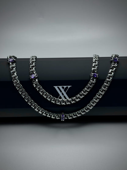 1 of 1 Amethyst Necklace 18 Inch