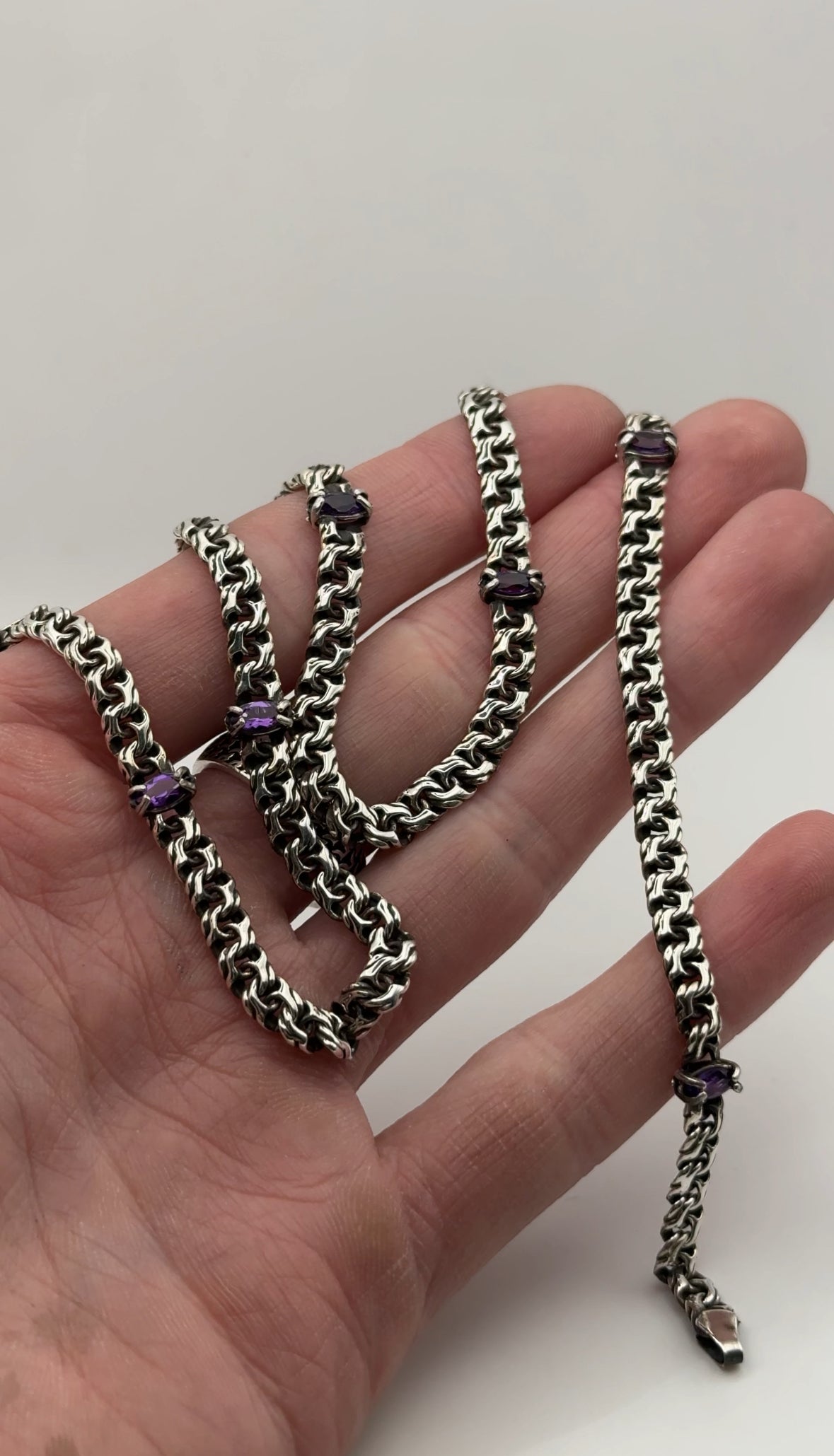 1 of 1 Amethyst Necklace 18 Inch