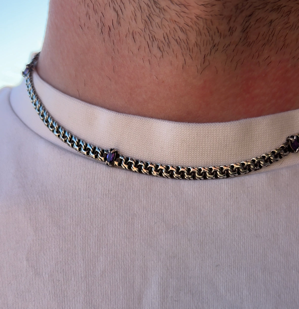 1 of 1 Amethyst Necklace 18 Inch