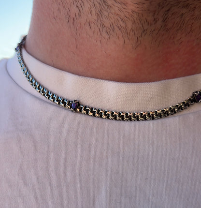 1 of 1 Amethyst Necklace 18 Inch