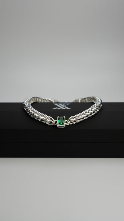 Emerald Foxtail Bracelet