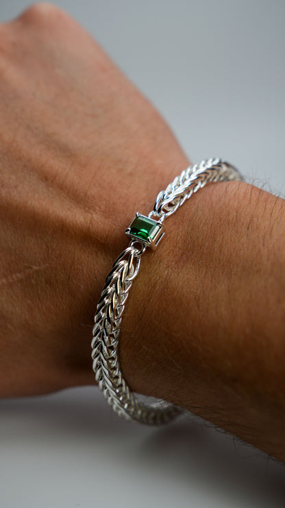 Emerald Foxtail Bracelet