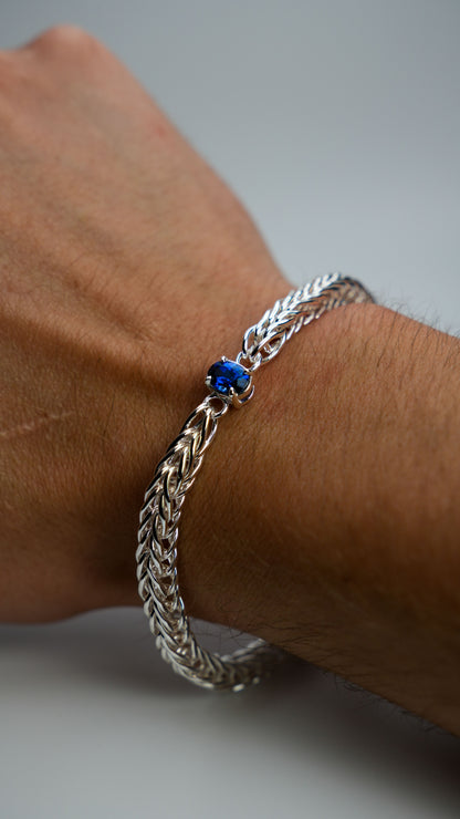 Sapphire Foxtail Bracelet